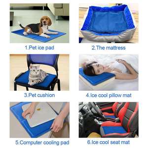 Selbst kühlende Hunde matte mit niedrigem MOQ Wasserdichte, wieder verwendbare Gelpad-zusammen klappbare Sommer kühl matte für Hunde - Product Image 6