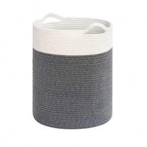 Small White <strong>Basket</strong> With Handle Linen Splicing <strong>Baskets</strong> Napkin Holder Shipping Crochet <strong>Kit</strong> <strong>Hamper</strong> Tote Square Woven 3 - Product Image 1