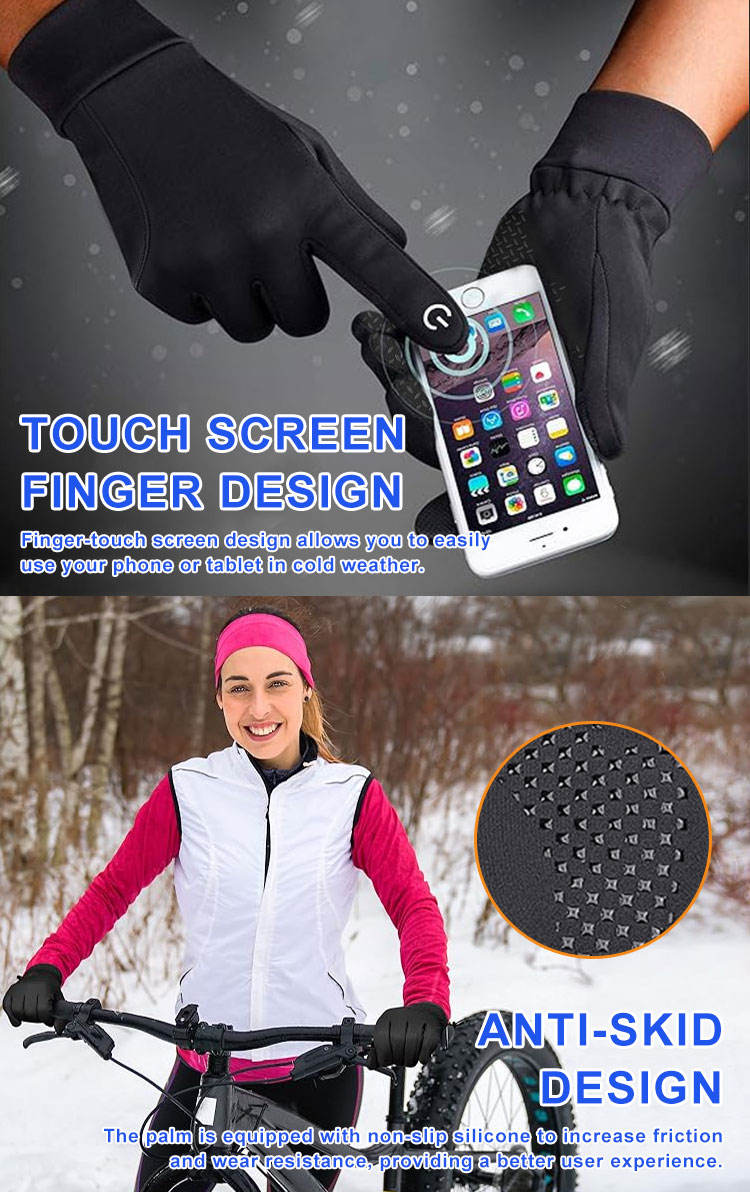 Gants De Ski, Gants Thermiques Imperméables à -30º C, Gants D'hiver Chauds Pour Hommes