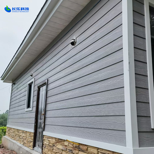 Chất lượng cao hạt gỗ kết cấu sợi xi măng tấm Ốp bên ngoài tấm Tường siding 3000mm - Product Image 1