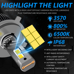หลอดไฟตัดหมอก LED หลากสีสำหรับรถยนต์รถบรรทุก H1 H7 H4 H11 9004 9005 9006 H3 <span class=keywords><strong>H8</strong></span> H7 - Product Image 4