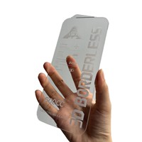 Protection d'écran en verre trempé Full-screen 500CC Black King Kong pour 17 Pro Max, sans bordure, anti-espion, verre de confidentialité