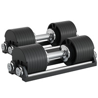 Pour Snode AD88 haltère réglable en fonte 80lb multi-fonction Gym Fitness musculation pour usage domestique et commercial