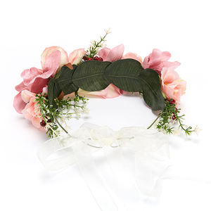 Hera fabbrica <span class=keywords><strong>di</strong></span> Cerimonia Nuziale artificiale <span class=keywords><strong>Di</strong></span> Seta Da Sposa In Tessuto Floreale dei <span class=keywords><strong>capelli</strong></span> corona <span class=keywords><strong>di</strong></span> <span class=keywords><strong>fiori</strong></span> della fascia Corona - Product Image 4