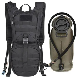 Açık spor su geçirmez özel 3L TPU su mesane sırt çantası yürüyüş Molle taktik sıvı alımı sırt çantası bisiklet için