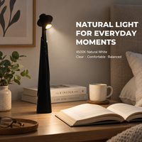 Lampe de table LED à commande tactile à intensité variable, en ABS, avec chargement USB, certifiée RoHS, pour salle à manger – Meilleure vente
