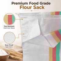 Sacs tissés en polypropylène (PP) imprimés sur mesure pour l'emballage du riz, des légumineuses et du maïs - 25 kg et 50 kg - Diverses couleurs