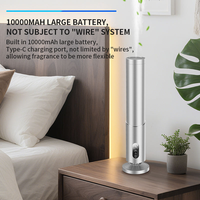 Diffuseur d'aromathérapie électrique intelligent en aluminium sans eau, contrôlé par application, rechargeable, pour huiles essentielles, grande capacité, pour hôtels, garantie 1 an