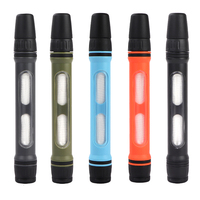 Paille filtrante OEM personnalisée Exroad en gros, sans BPA, légère, pour la suppression des virus et des micro-organismes, étanche, pour la chasse et l'escalade