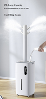 RUNAL Brumisateur Atomiseur 20L Grande Capacité Pulvérisateur Ultrasonique Humidificateur d'Air Industriel pour Pièce