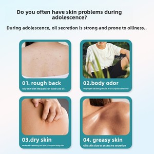Gel de Baño Suavizante y Limpiador para <span class=keywords><strong>Adolescentes</strong></span>, para Estudiantes Masculinos y Femeninos, Refrescante, Limpieza Profunda, Calmante e Hidratante - Product Image 4
