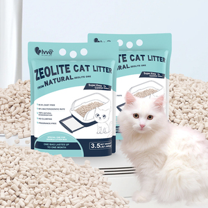 Litière pour chat en zéolite naturelle au charbon actif agglomérant minéral broyé durable de haute qualité - Product Image 2