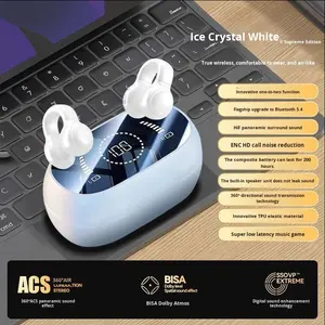 2025 नई इन-कान क्लिप-ऑन बोन कन्डक्शन वायरलेस इयरफ़ोन स्मार्ट वॉल्यूम नियंत्रण <span class=keywords><strong>3</strong></span> घंटे के तहत कोई वाटरप्रूफ बैटरी जीवन नहीं - Product Image 5