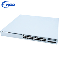 Commutateur Ethernet géré haute performance 24 ports, commutateur réseau d'entreprise 4X25G Uplink pour réseau professionnel C9300LM-24U-4Y-M