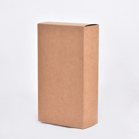 Échantillon Gratuit Boîtes Personnalisées en Papier Kraft Emballage de Luxe pour Cils Boîte Coulissante avec Fenêtre Transparente en PVC