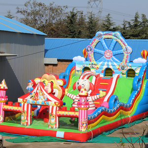 Ngoài trời Blower trong nhà trẻ em lâu đài <span class=keywords><strong>bouncy</strong></span> nhà bị trả lại lâu đài Inflatable với Slide cho trẻ em - Product Image 5