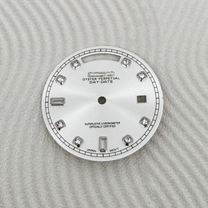 Cadran Sunburst 31 mm avec index sertis de pierres, pièces de modification de montre compatibles avec le mouvement 8285 - Product Image 5