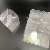 Boîte en plastique d'emballage transparente d'ANIMAL FAMILIER de PVC clair d'acétate sans acide pour des cadeaux