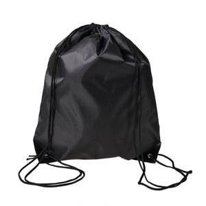 Polyester Waterproof 210D <b>Drawstring</b> <b>Backpack</b> Travel Bag with Logo Sports Shoe Covers Promotional - Product Image 2