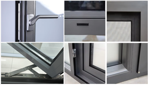 VOBO <span class=keywords><strong>Aoson</strong></span> Series 100 Diseño moderno Aislamiento térmico Inclinación y ventana corredera paralela con pantalla integrada para baño Cocina - Product Image 6