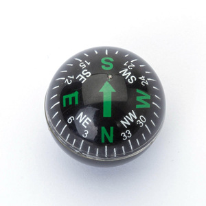 Boussole portable de haute précision de type manuel avec ampoule de 28 mm noire pour l'extérieur - Product Image 4