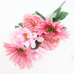 Fleurs artificielles funéraires de haute qualité à prix réduit, buissons commémoratifs pour la décoration <span class=keywords><strong>funéraire</strong></span> - Product Image 4
