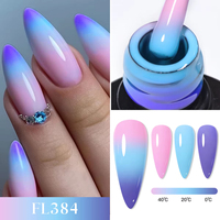 Vernis à ongles gel thermique caméléon UV longue tenue, changeant de couleur selon la température, qualité supérieure, à retirer par trempage
