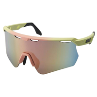 Lunettes de soleil sport semi-cerclées personnalisées OEM ODM avec verres miroir dégradés pour hommes et femmes, idéales pour le cyclisme, la randonnée, le ski et le golf