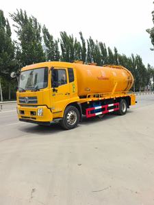 Camion d'aspiration des eaux usées d'occasion Dongfeng, capacité 1-10T, volume de réservoir 10 m³, 251-350 CV, diesel, transmission manuelle, autres émissions - Product Image 4