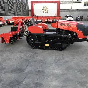 Chinesischer Hersteller multifunktion aler landwirtschaft licher Mini-Raupen traktor kleiner Raupen feld grubber