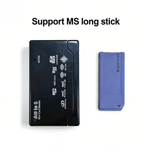 Lector de Tarjetas de Memoria USB 2.0 Todo en Uno Compatible con Tarjetas MS Memory Stick, Adaptador de Alta Velocidad, Blanco y Negro, Venta al Por Mayor - Product Image 1