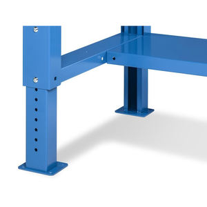 Fami WORK1534 Établi réglable de 150cm, plateau en bois, tiroir et mur perforé - Product Image 4