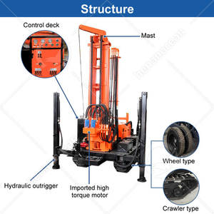 OCEAN Air Hammer Wells Bore Hole Pneumatic <b>Drilling</b> Rig Equipment DTH <b>Drilling</b> <b>Machine</b> - Product Image 2