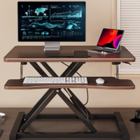 Support d'ordinateur portable pliable pour bureau, chambre et maison, réglable en hauteur, avec système pneumatique