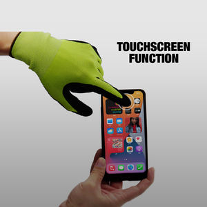 Gants de jardinage et de travail en revêtement nitrile à écran tactile en nitrile - Product Image 3