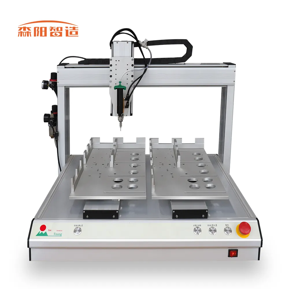 Fully automatic desktop Glue Robot Machine 3 axis glue dispensing machine