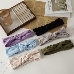 Thời trang phong cách phụ nữ yoga đàn hồi Headband có thể được tùy chỉnh logo tóc ban nhạc - Product Image 3