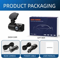 Caméra de tableau de bord double 4K OEM d'usine, enregistreur vidéo avant et arrière 2K, WiFi 5.8G, GPS, ADAS, BSD, vision nocturne, moniteur de stationnement, DVR de voiture