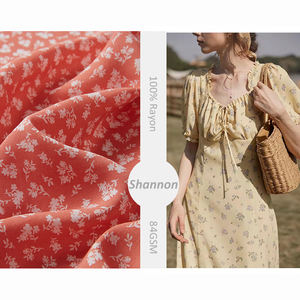 Tela Popelina Clásica 100% Rayón 60S con Estampado Digital Floral, Certificación OEKO-TEX <span class=keywords><strong>Shannon</strong></span> para Vestidos de Niña - Product Image 1