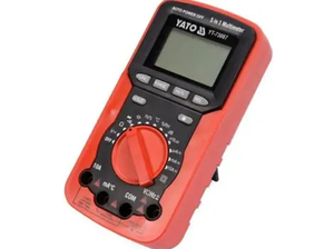 Multímetro Digital YATO YT-73087 5 en 1 con Autoajuste de Rango, Precisión Estándar, Mide Voltaje/Corriente/Resistencia 0-600V, 1 Año de Garantía - Product Image 2