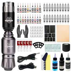 Kit de stylo à tatouer professionnel en alliage d'aluminium 20 couleurs, course de 3,5 mm, capacité de 5 ml, alimentation <span class=keywords><strong>sans</strong></span> <span class=keywords><strong>fil</strong></span> tout-en-un, Rocket Tattoo - Product Image 5