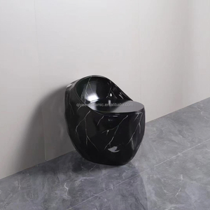 Hiện đại chất lượng cao một mảnh gốm siphonic nhà vệ sinh đa màu trứng hình phòng tắm <span class=keywords><strong>WC</strong></span> cho khách sạn - Product Image 6