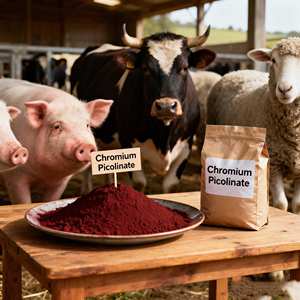 Picolinato de Cromo en Polvo de Grado Alimenticio 98%, Fuente Orgánica de Cromo para Ganado, Aves de Corral, Alimentos para Mascotas, Nutrición y Aditivo Premezclado - Product Image 1