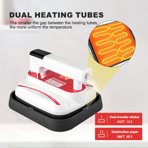 Presse à repasser automatique Cowint 42cm*30cm 220V, machine de transfert thermique multicolore pour vêtements, idéale pour la presse à chaud - Product Image 4