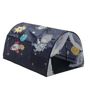 Wind Valley xinqiu vendita calda pieghevole bambini bambini gioco al coperto dormire letto a castello tende a tunnel