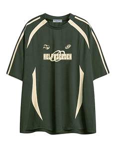 T-Shirt Homme Graphique Surdimensionné en Coton Bio Été Décontracté Vintage Streetwear Solide Motif Sublimation Transfert Loose Fit Top - Product Image 4