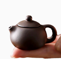Mini théière en céramique Offre Spéciale rouge et noir Capybara décoration sur tasses à thé à bulles tasses à café avec autocollants prêt à expédier