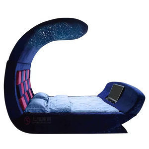 3D Printed Luxury Hotel Style Oversized Romantic Bed for Theme Hotels and Private Suites, Custom Furniture Design - Product Image 1