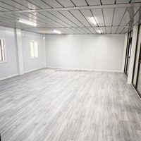 Maison conteneur préfabriquée modulaire en kit, installation facile pour dortoir de chantier, bureau temporaire