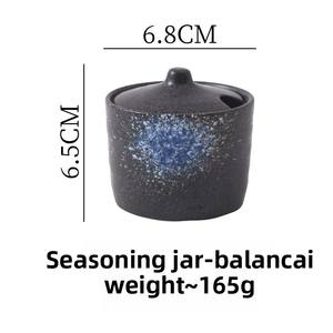 Juego creativo <span class=keywords><strong>de</strong></span> vajilla para <span class=keywords><strong>restaurante</strong></span> japonés y coreano, tarro <span class=keywords><strong>de</strong></span> cerámica para condimentos para Chile, <span class=keywords><strong>sal</strong></span>, pimienta, hierbas y especias, herramientas para uso doméstico - Product Image 6